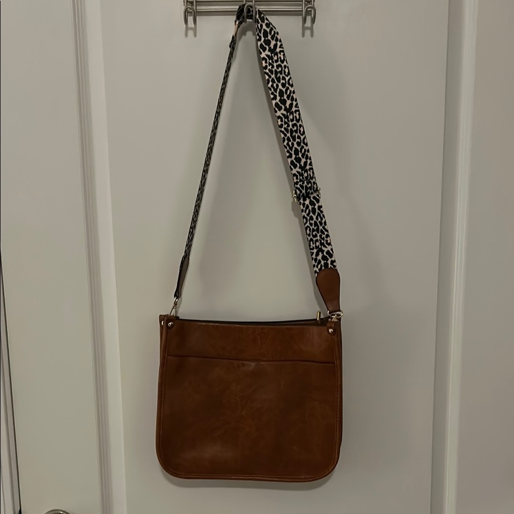 Brown Leather Shoulder Bag